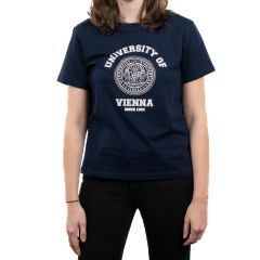 T-Shirt "UNIVERSITÄT" (Damen/Herren) - rot/navy/grau (neu)