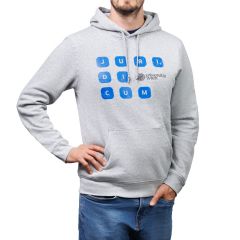 Hoodie "Juridicum" (unisex) - grau/orange, grau/blau